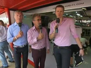 Spain 2012 - FP3 Hamilton Schumacher Incident