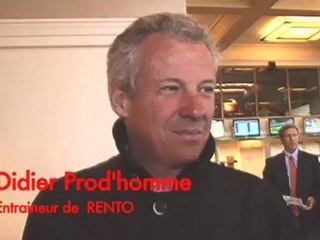 Didier Prod'homme, entraîneur de Rento