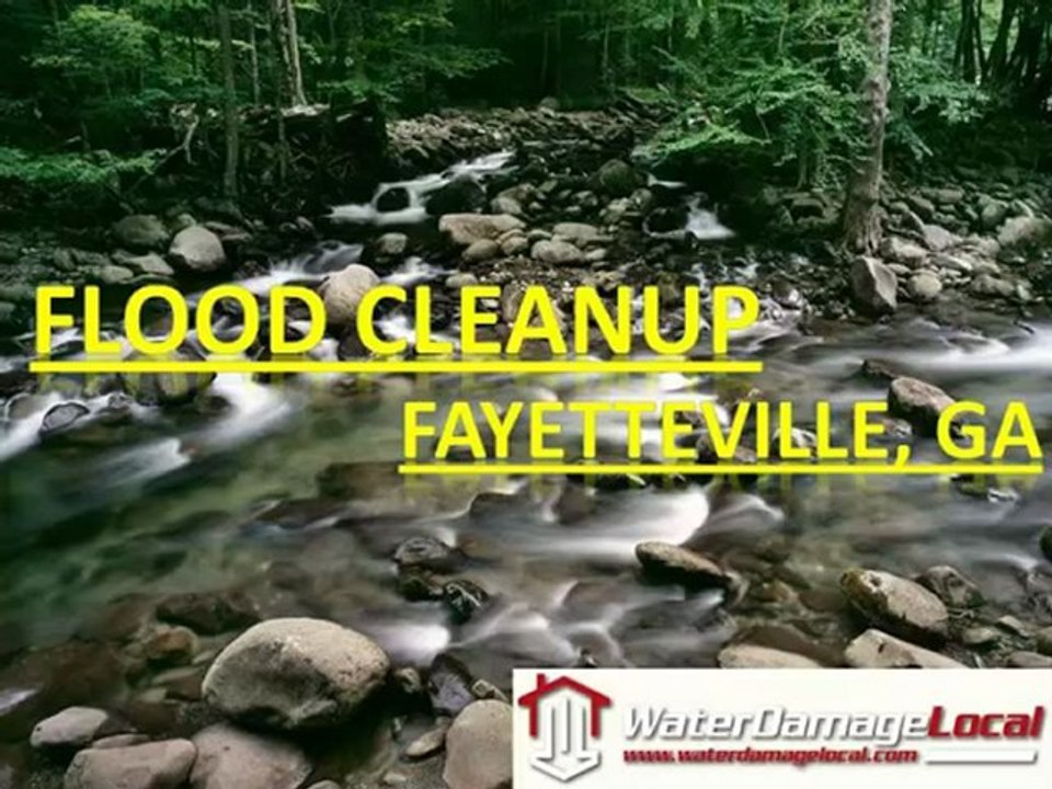 Local Flood Cleanup in Fayetteville GEoriga