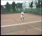Emilie LOIT à 13 ans Entraînement Tennis, Practice