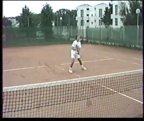 Emilie LOIT à 13 ans Entraînement Tennis, Practice