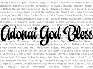 adonai god Bless