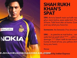 Shah Rukh Khan's Brawl Caught On Audio.