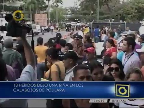 Motín en calabozos de PoliLara deja varios heridos