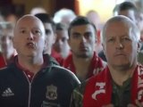 Liverpool taraftarı ''Samanyolu'' şarkısını söylüyor