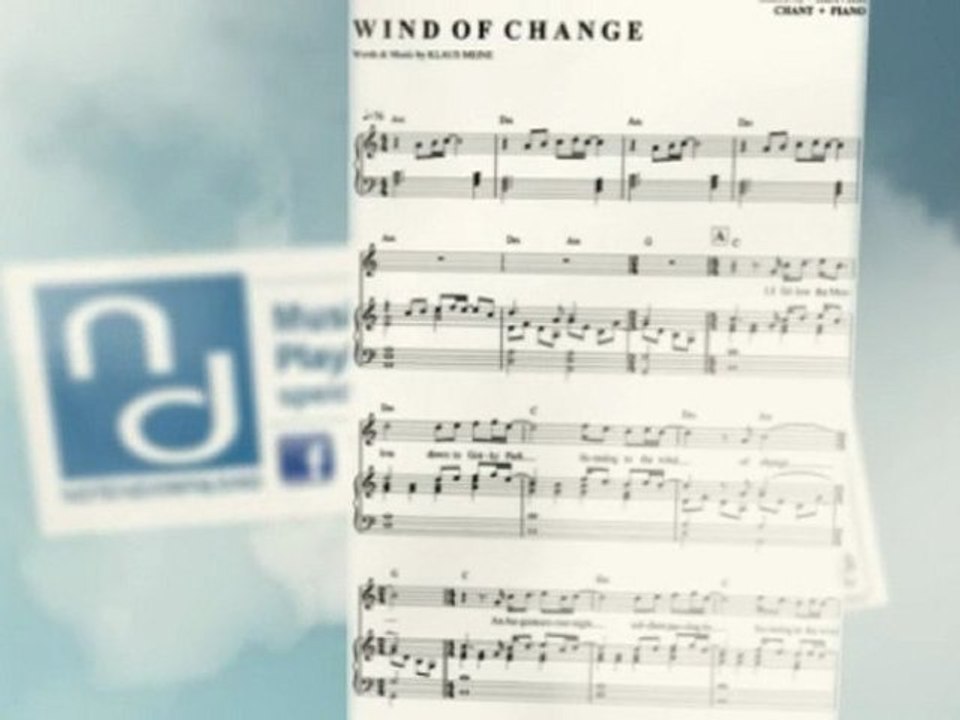 Noten bei notendownload - Wind of change (Scorpions)