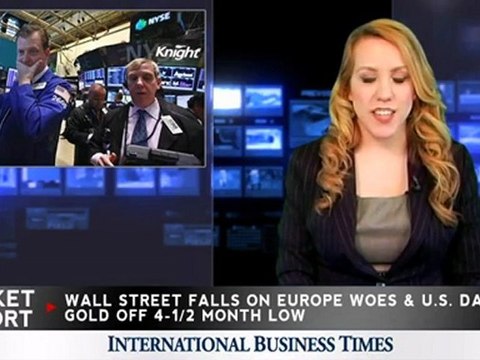 Wall Street Falls on Europe Woes & US Data, Jobless Claims Steady