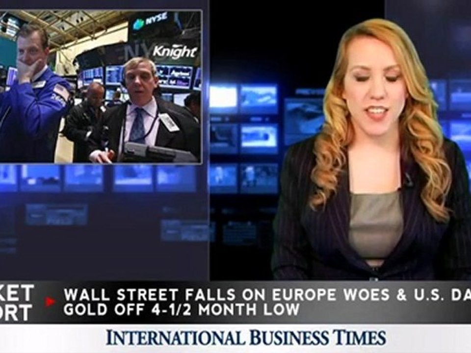Wall Street Falls on Europe Woes & US Data, Jobless Claims Steady