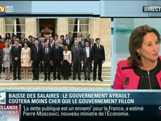 Ségolène Royal était  l'Invitée de Ruth Elkrief sur BFM TV - 17/05/2012
