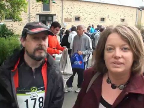 Anne Laure Loray aux foulées de Domloup ce 17 Mai 2012: entretien exclusif en direct le sport, l'éducation, la jeunesse
