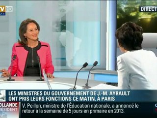 Ségolène Royal invitée de Ruth Elkrief sur BFM TV