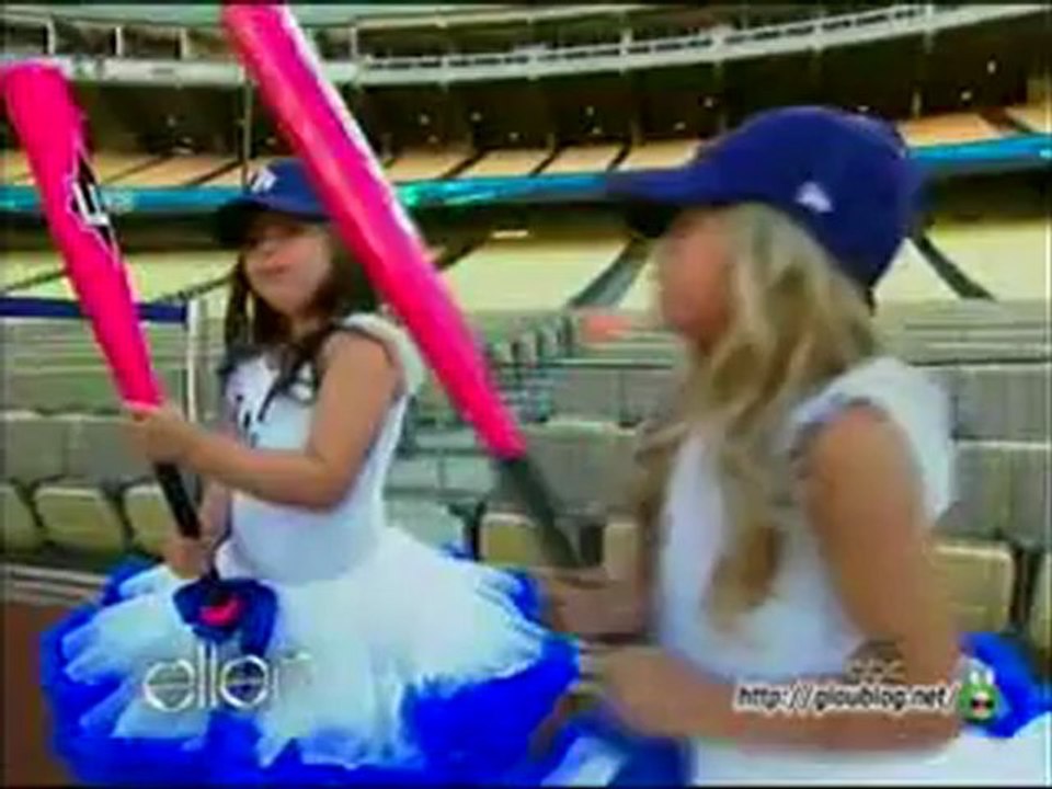 Sophia Grace And Rosie At Dodger Stadium May 17 2012