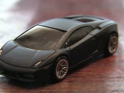 CGR Garage - LAMBORGHINI GALLARDO LP 560-4 Hot Wheels review (matte black)