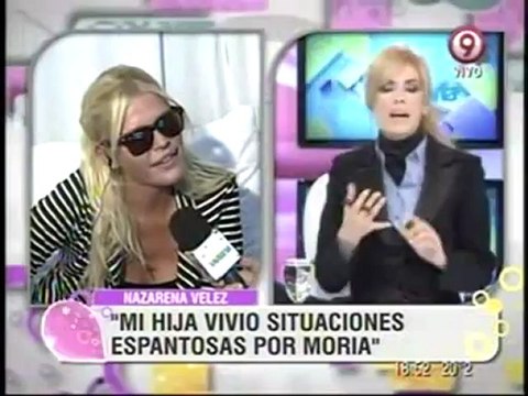 NAZARENA VÉLEZ CONTRA MORIA POR LA RENUNCIA AL BAILANDO