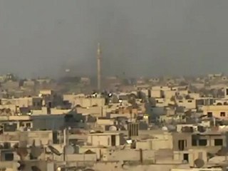 Syria فري برس حمص الخالدية اصوات الرصاص لا تنقطع في الحي17 5 2012 Homs