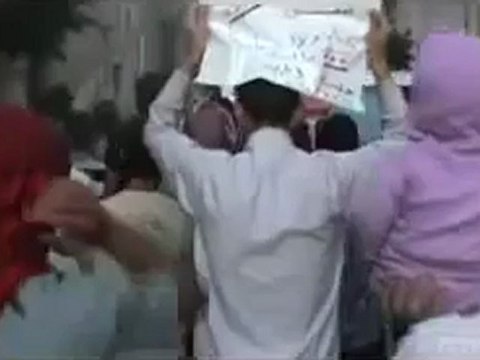 Syria فري برس حلب حي المرجة الخميس قبل صلاة المغرب 17 5 2012 ج 4 Aleppo