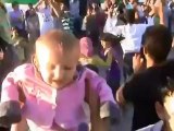 Syria فري برس تركيا مخيم كلس  مظاهرة فرحا بانتفاضة حلب 17 5 2012 Turkey