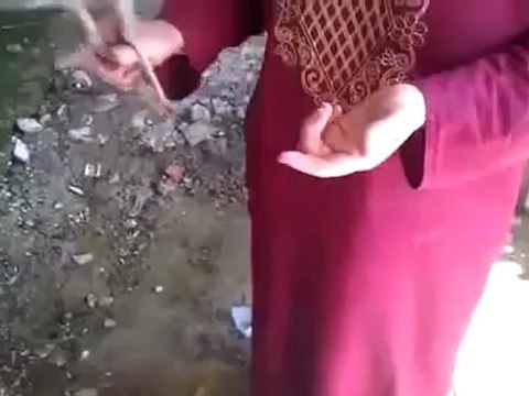 Syria فري برس ريف دمشق عائلة جمصية مهجرة في وادي بردى Damascus