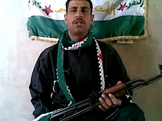 Syria فري برس انشقاق رقيب مطوع خالد موسى العقلة  اللواء61  تاريخ17 5 2012 Syria
