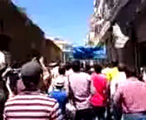 Syria فري برس حمــاة المحتلة مظاهرة  المناخ   هي لله لا للسلطة ولا للجاه 2012 5 17 Hama