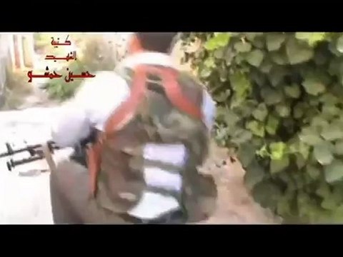 Syria فري برس ادلب عملية لكتيبة الشهيد حسين حمشو في خان شيخون 15 5 2012 Idlib