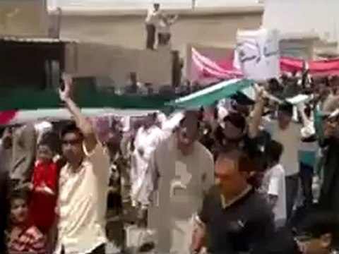 Syria فري برس ادلب التح مظاهرة نصرة لمدينة خان شيخون 17 5 2012 Idlib