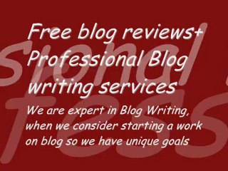Blogging Services
