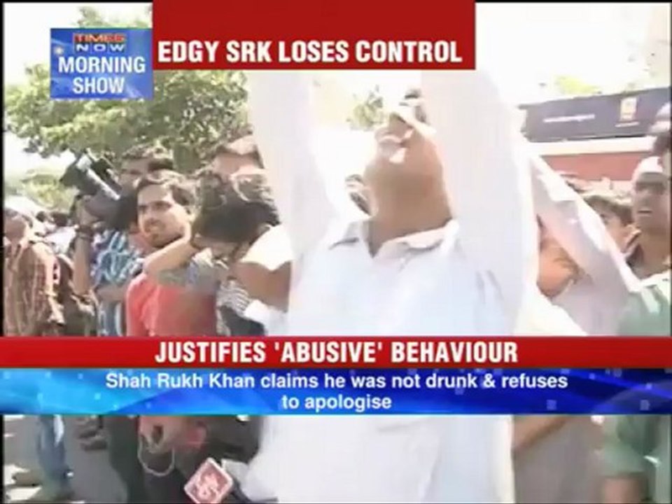 SRK flies off the handle