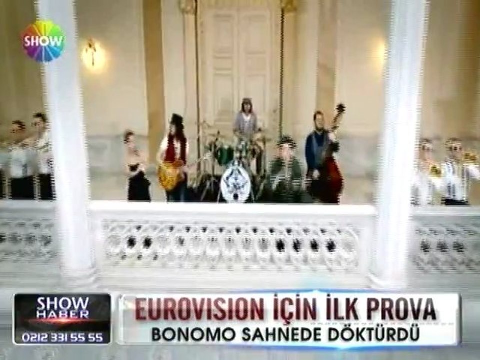 Eurovision için ilk prova - 17 mayıs 2012