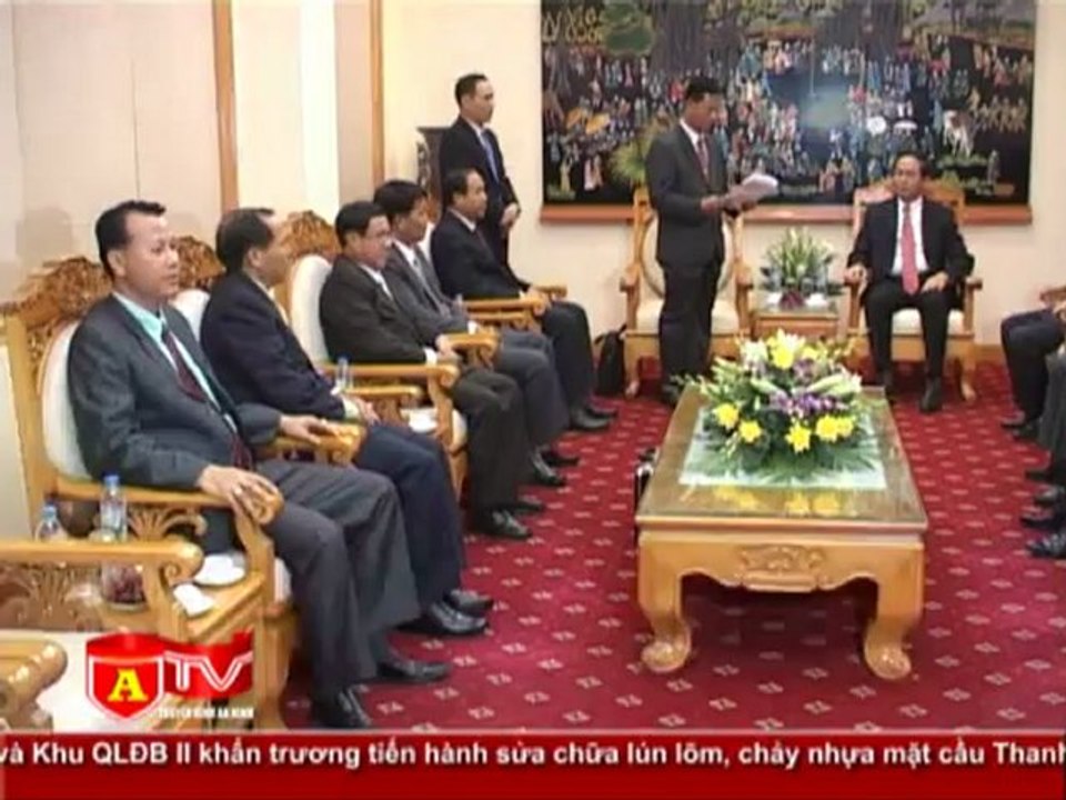 ANTÐ - Bộ trưởng Bộ Công an Việt Nam tiếp đoàn đại biểu cao cấp Bộ An ninh Lào