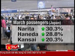 ANTÐ - Dịch vụ hàng không có dấu hiệu phục hồi tại Nhật Bản