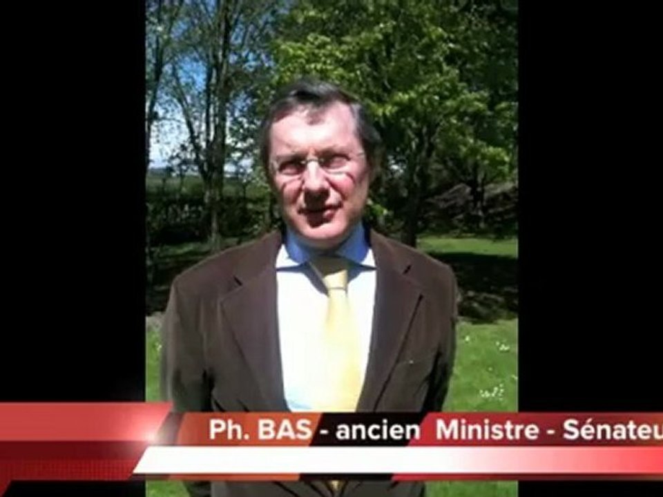 Législatives 2012 - Philippe Bas apporte son soutien à Alain Cousin