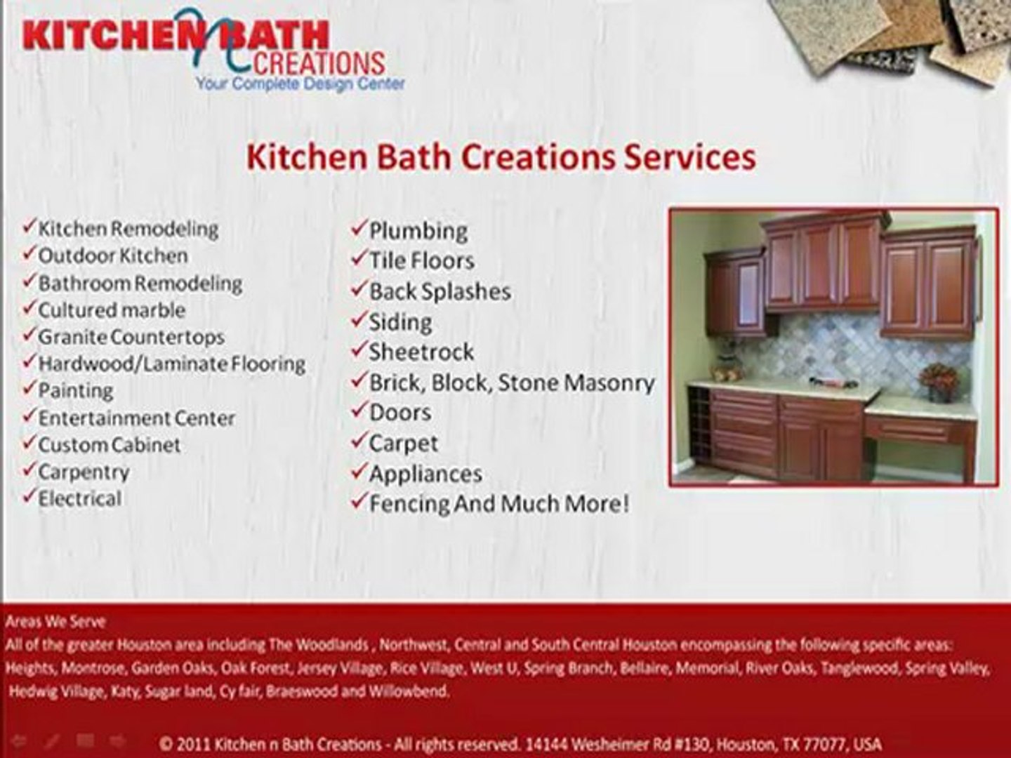 Kitchen Bathroom Remodeling Houston Kitchen N Bath Creations
