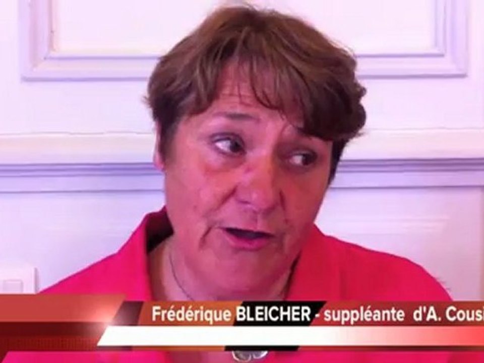 Législatives 2012 - F. BLEICHER suppléante d'Alain COUSIN
