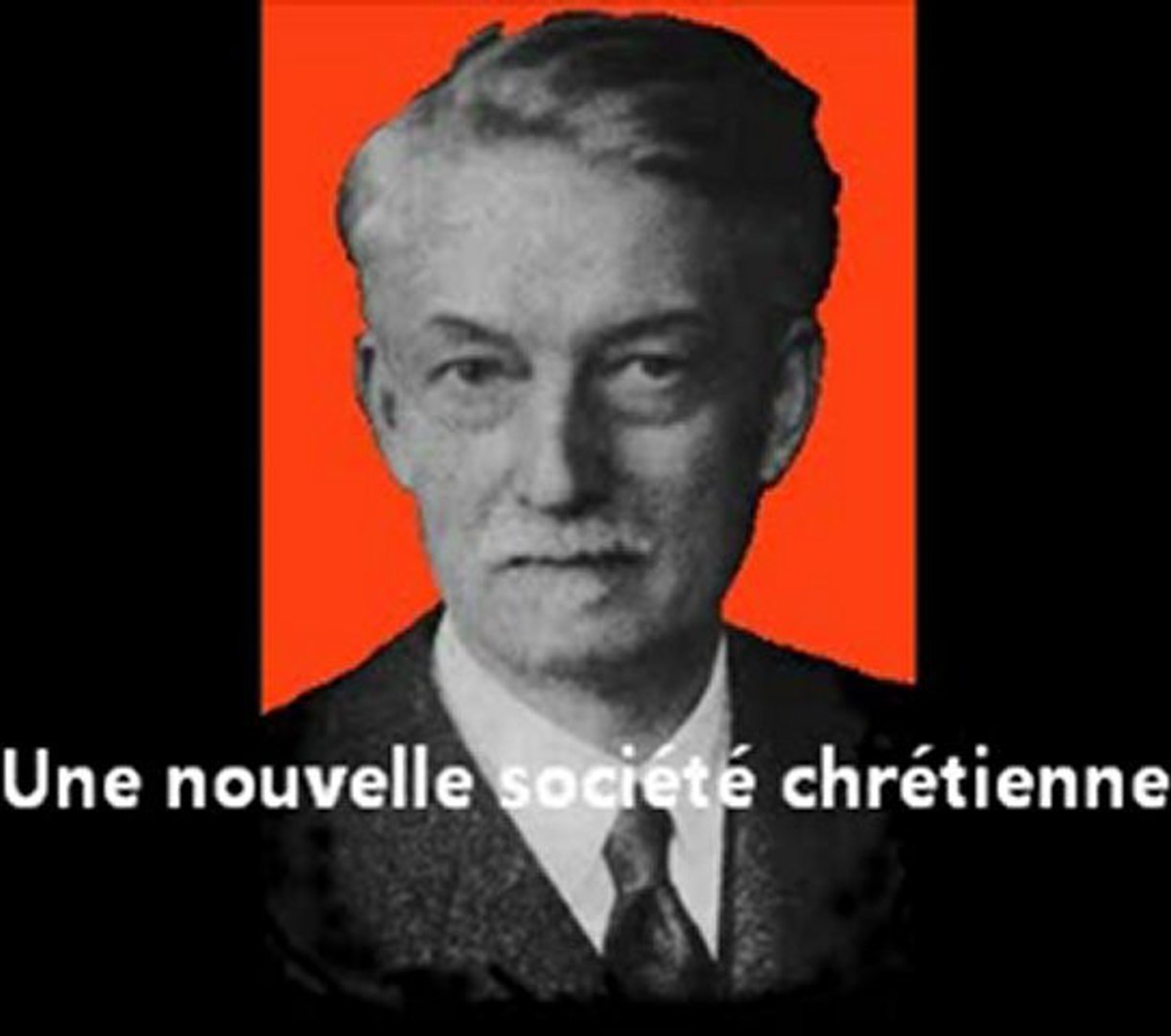Une nouvelle société chrétienne