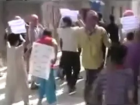 Syria فري برس حلب حي المرجة صباحية جمعة أبطال جامعة حلب 18 5 2012 Aleppo