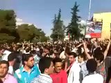 Syria فري برس حلب الجامعة مظاهرة الأبطال في الساحة  17 5 2012 Aleppo