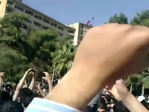 Syria فري برس حلب الجامعة مظاهرات ساحة الجامعة 17 5 2012 جـ4 Aleppo