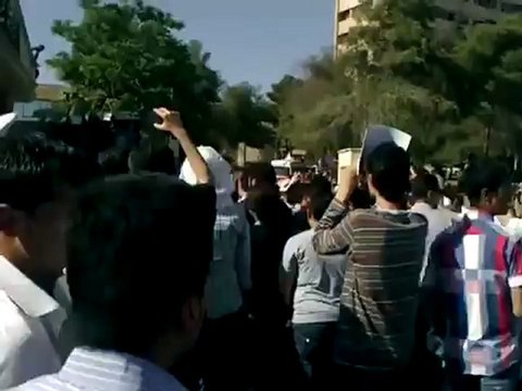 Syria فري برس حلب الجامعة مظاهرات ساحة الجامعة 17 5 2012 جـ3 Aleppo