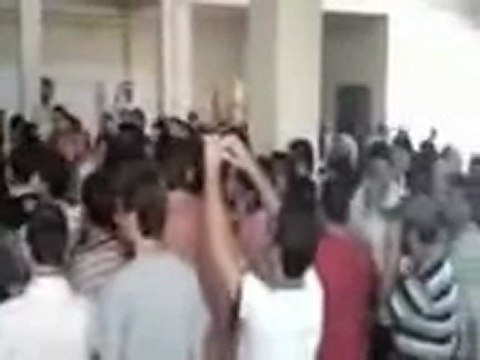 Syria فري برس حلب الجامعة كلية الهندسة المعلوماتية 17 5 2012 ج1 Aleppo