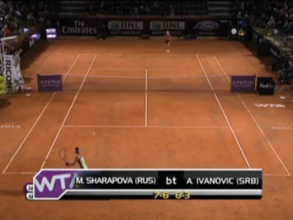 Rom: sharapowa fightet ivanovic nieder