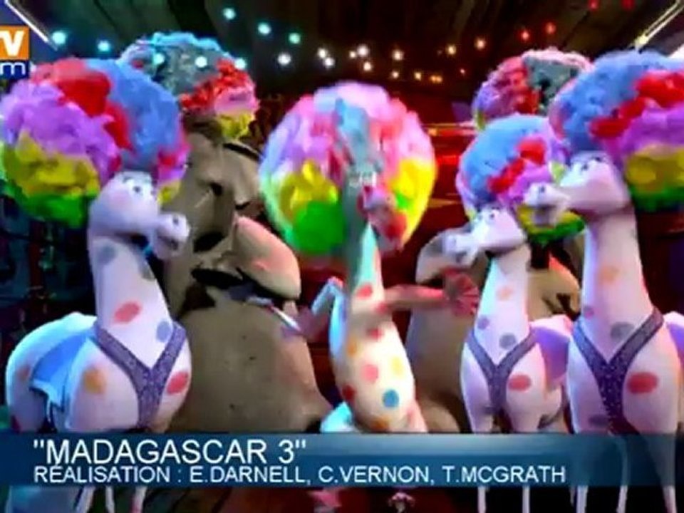 Arrivée de l’équipe de Madagascar 3 sur la Croisette