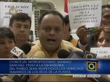 Concejal Metropolitamo denuncia violación DDHH a vecinos de El Paraíso