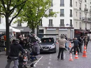 20120518 tournage Julie Lescaut place jeanne arc paris 13e - 1