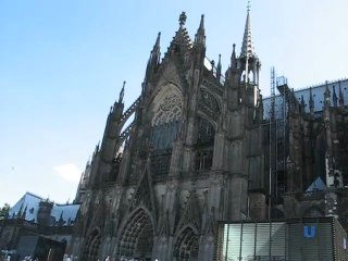 Cologne, Allemagne : gare & cathédrale