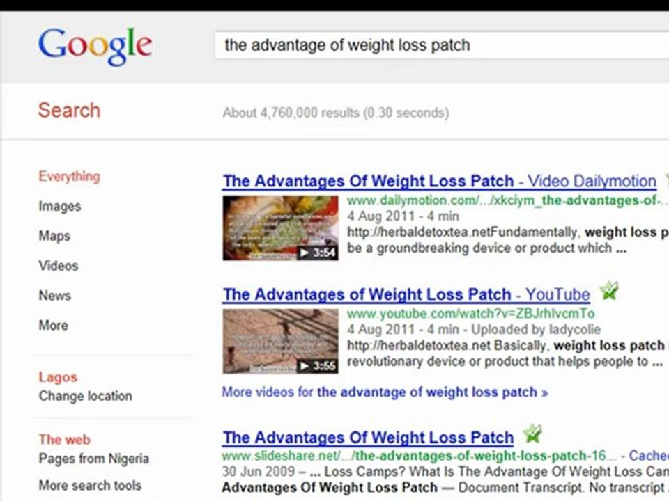 the advantage of weight loss patch