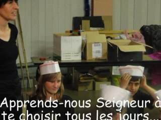 Prière MEJ avant le spectacle