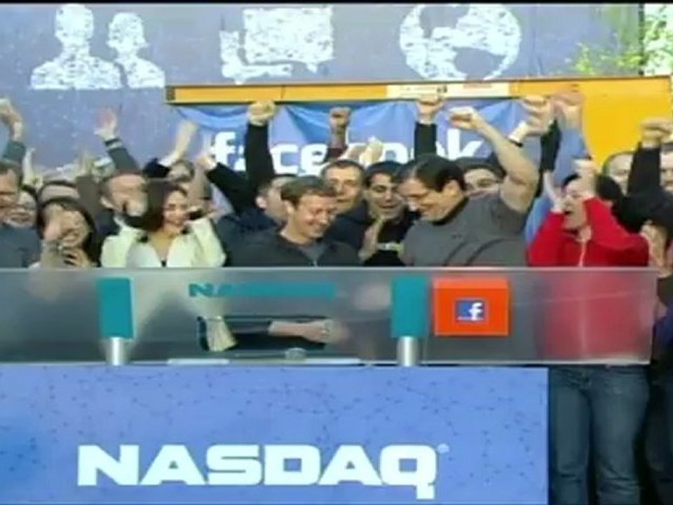 Modesta ganancia de Facebook en Bolsa