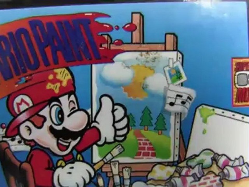 CGRundertow SUPER MARIO ON SUPER NINTENDO COVER ART Video Game Packaging Review