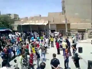 Syria فري برس ديرالزور حي الجوره جمعة ابطال جامعة  18 5 2012 Deirezzor